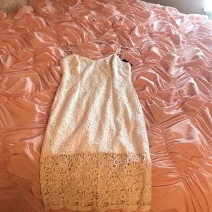 White House Black Market White Dress